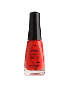 vernis à ongles orange vif - maquillage femme