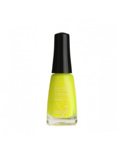 vernis à ongles fluo jaune fluo - maquillage femme