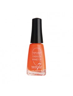 vernis à ongles fluo orange - maquillage femme