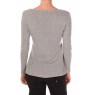 pull five col rond 1036 Gris