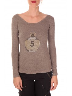 pull five col rond 1036 Taupe