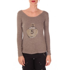 pull five col rond 1036 Taupe