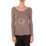 pull five col rond 1036 Taupe