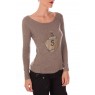 pull five col rond 1036 Taupe