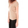 T-shirt dos cache coeur 017 Beige