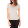 T-shirt basic cache cœur 23E-14 Gris