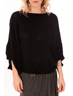 Pull Poncho Sophyline T-1614 Noir