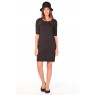 LYNETTE 2/4 POCKE DRESS  Noir