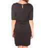 LYNETTE 2/4 POCKE DRESS  Noir