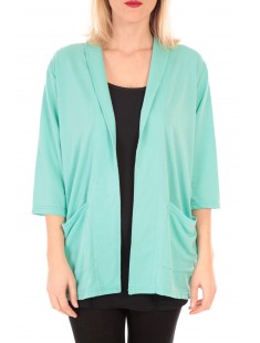 STACIA 3/4 CARDIGAN KM Vert