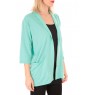 STACIA 3/4 CARDIGAN KM Vert