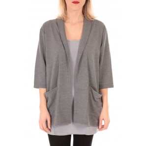 STACIA 3/4 CARDIGAN KM Gris