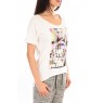 T-shirt Mystery Jane Sunshine MJ020T Blanc