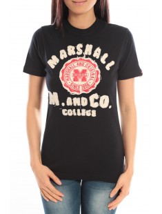 T-shirt Marshall Original M and Co 2346 Noir