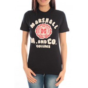 T-shirt Marshall Original M and Co 2346 Noir