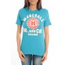 T-shirt Marshall Original M and Co 2346 Bleu