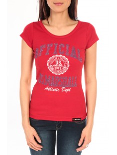 T-Shirt Official US Marshall FT110 Rouge