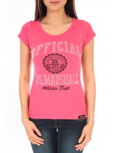 T-Shirt Official US Marshall FT110 Fushia