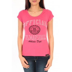 T-Shirt Official US Marshall FT110 Fushia