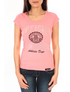 T-Shirt Official US Marshall FT110 Rose