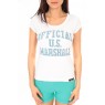 T-shirt Official Us Marshall Strass Blanc