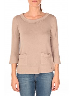 Cute a-shape sweater Beige