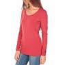 Lara stretch longsleeve Rouge