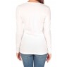 Lara stretch longsleeve Blanc