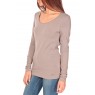 Lara stretch longsleeve Marron