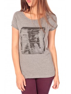 T-shirt with print Gris