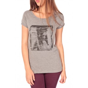 T-shirt with print Gris