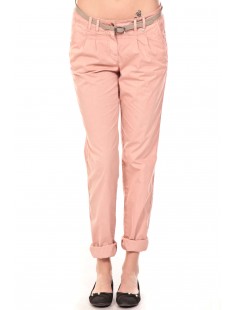 Pantalon Ceinture Rose 