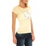 T-Shirt Pics Printe Ours Jaune