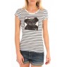 T-Shirt Liss Rayure Blanc