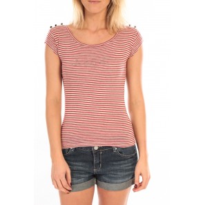 T-Shirt Jeny Rayé Rouge