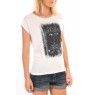 Top Luna Print Blanc