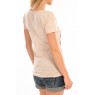 T-Shirt Mimi Flamme Print Beige