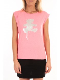 Top Joey Fluo Print Rose