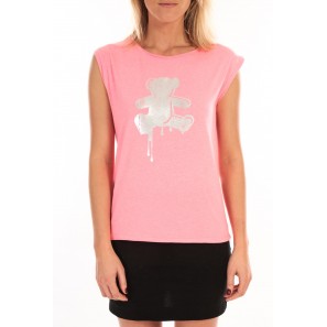 Top Joey Fluo Print Rose