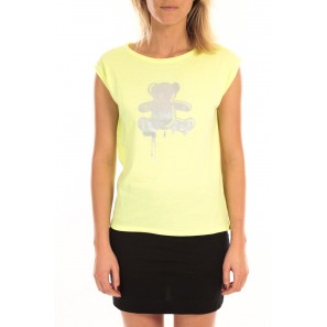 Top Joey Fluo Print Jaune