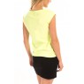 Top Joey Fluo Print Jaune