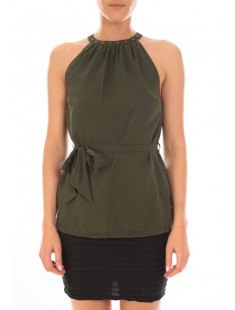 Top ASHLEY S/L Kombu Green