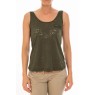 TOP ALMA SL TANK Kombu Green/DTM ZIPPER