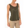 TOP ALMA SL TANK Kombu Green/DTM ZIPPER