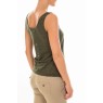 TOP ALMA SL TANK Kombu Green/DTM ZIPPER