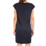 SHORT DRESS CELINA S/L Asphalt Marine