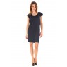 SHORT DRESS CELINA S/L Asphalt Marine