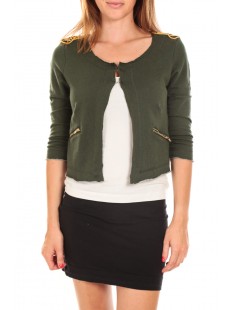 WILIANA 3/4 BLAZER Kombu Green/W.BLACK Vert