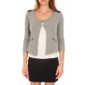 WILIANA 3/4 BLAZER Light Grey Mela/W Gris