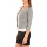 WILIANA 3/4 BLAZER Light Grey Mela/W Gris